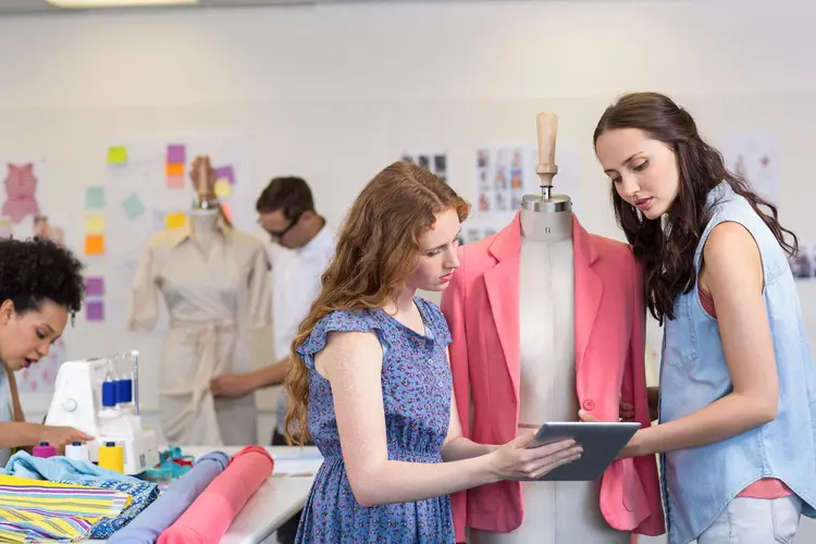 Design studio at Femi Fashions